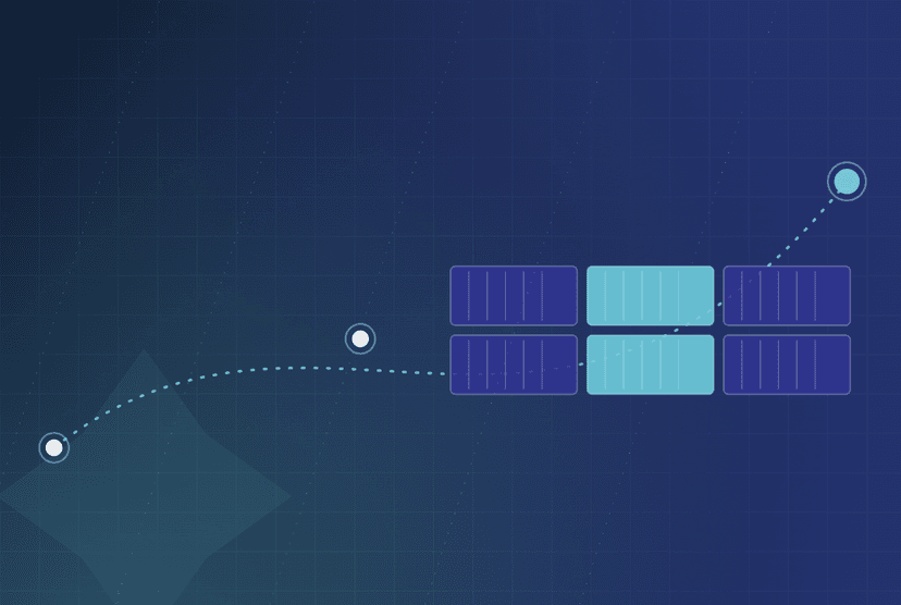 Abstract logistics illustration